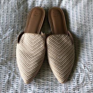 Tan and white slides